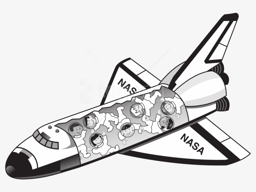 Free Png Space Shuttle With Astronauts Png Images Transparent, transparent png #9823622
