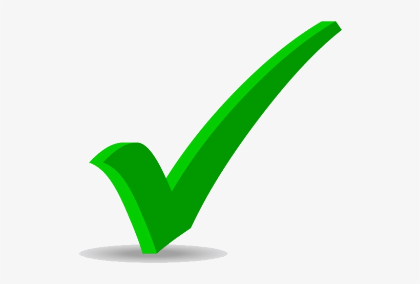 Green Tick, Green Tick, transparent png #9824363
