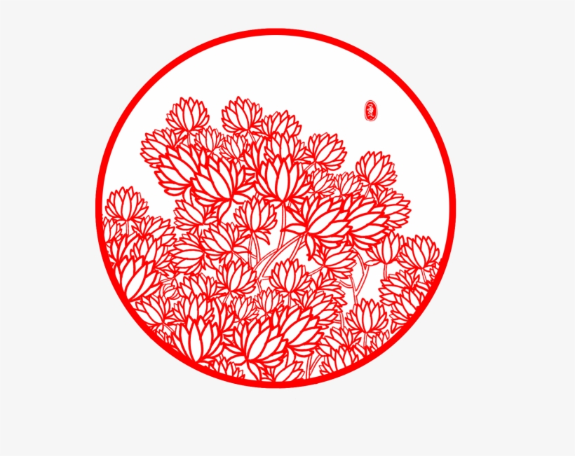Original Flores Cortes De Papel Rejas Png Y Psd - Circle, transparent png #9825299