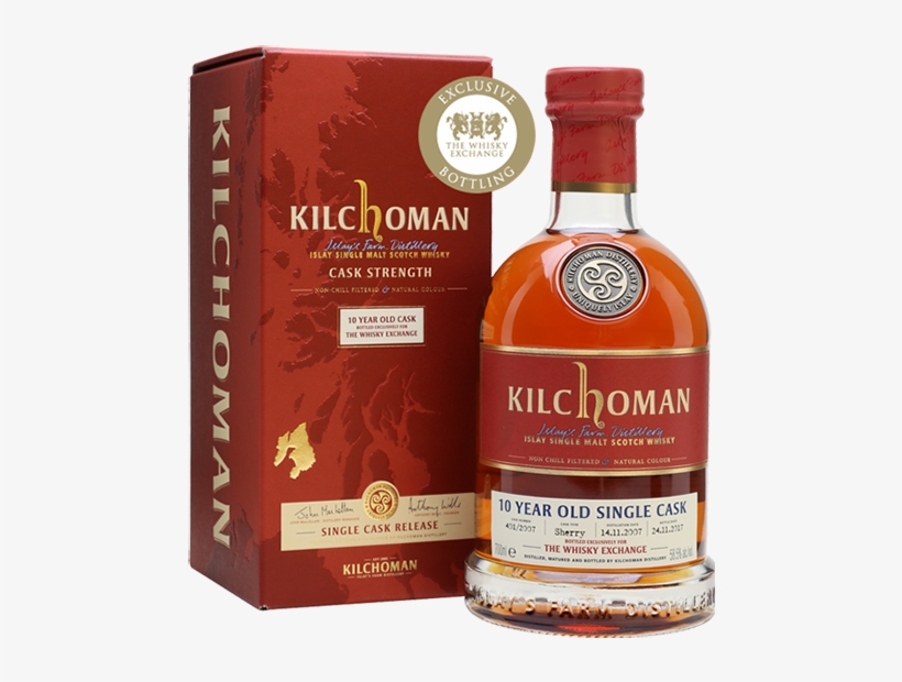 Kilchoman 2007 Single Sherry Cask Twe Exclusive Bottle - Kilchoman Port Cask 2018, transparent png #9826282