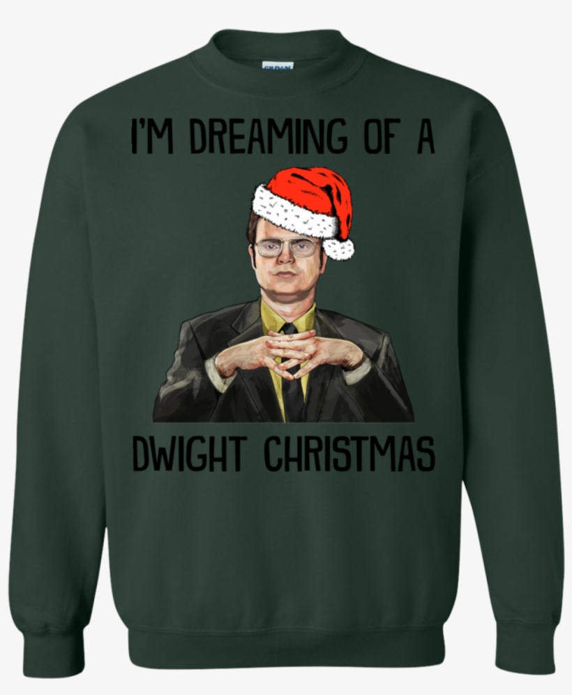 Dwight Schrute I'm Dreaming Of A Dwight Christmas Sweater - Ndt Technician T Shirts, transparent png #9826624