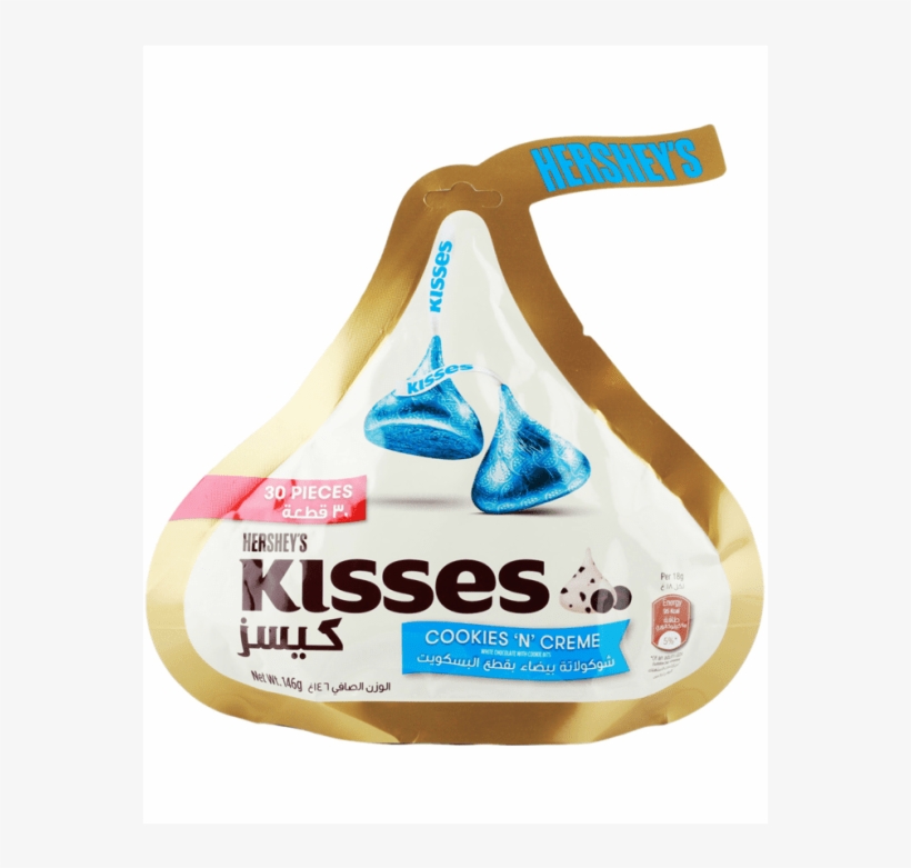 6942836706388 - Hershey Kisses Cookies And Cream, transparent png #9826935