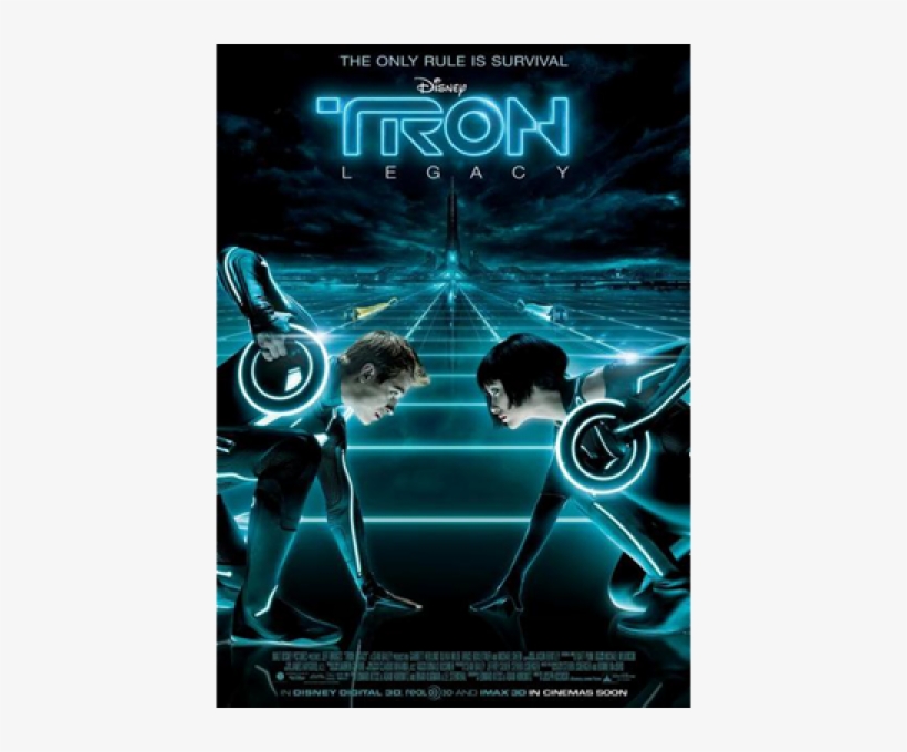 Tron Legacy 2010 Poster, transparent png #9827215