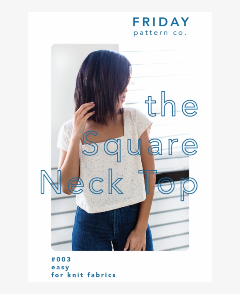 Square Neck Top Pattern, transparent png #9827323