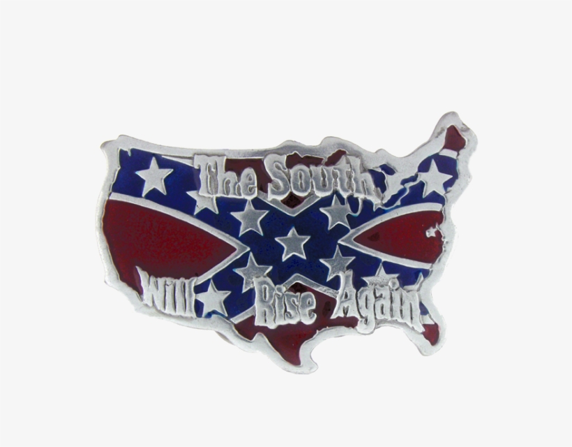 South Will Rise Again Belt Buckle - Motorcycle, transparent png #9827745