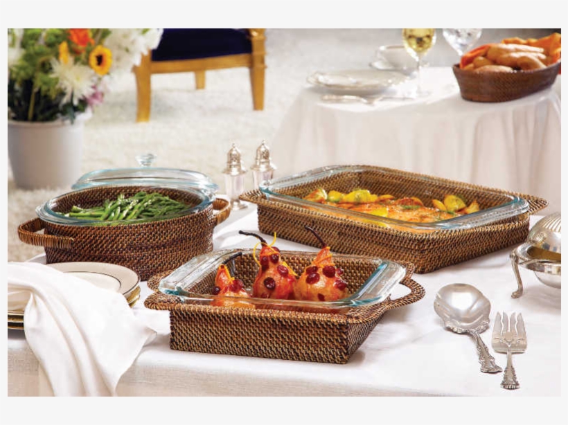More Views - Rattan Serveware, transparent png #9828036