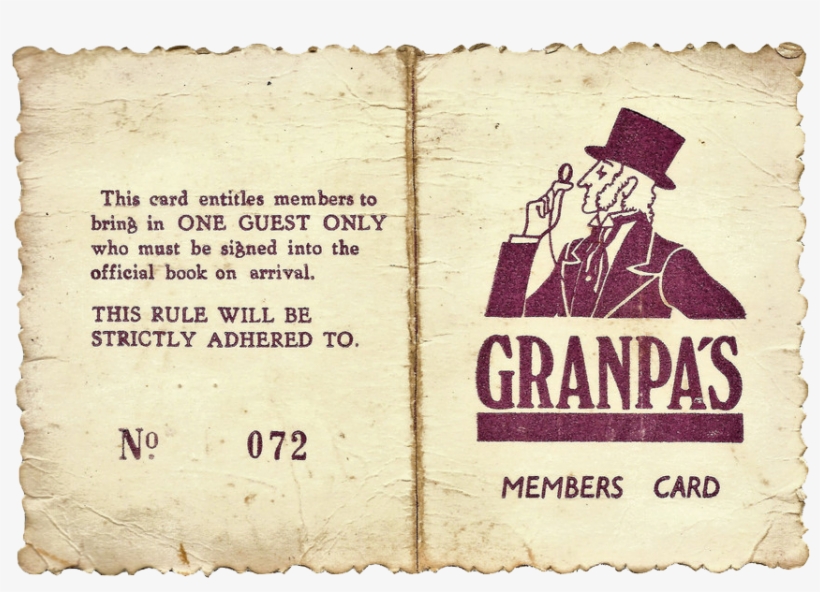 Admin Thumb Wysiwyg Full Granpas Membership Card - Vellum, transparent png #9828386