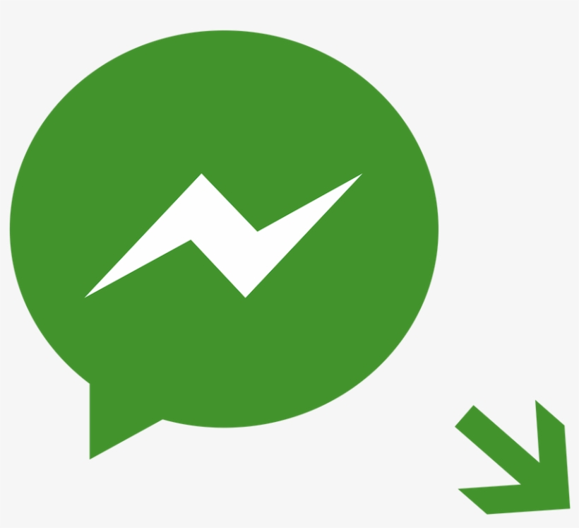 Messenger Bubble - Transparent Facebook Messenger Icon, transparent png #9828457