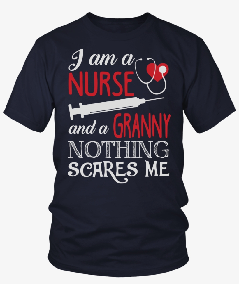"nurse Granny Nothing Scares Me" T-shirt - Misfits Album Friday 13th, transparent png #9828562