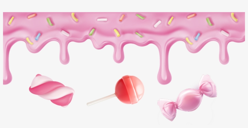 #candy #lollipop #dripping #chocolate #strawberry #cute, transparent png #9828964