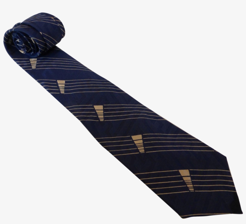 Classic Vintage Arrow Blue Silk Necktie - Longboard, transparent png #9829520