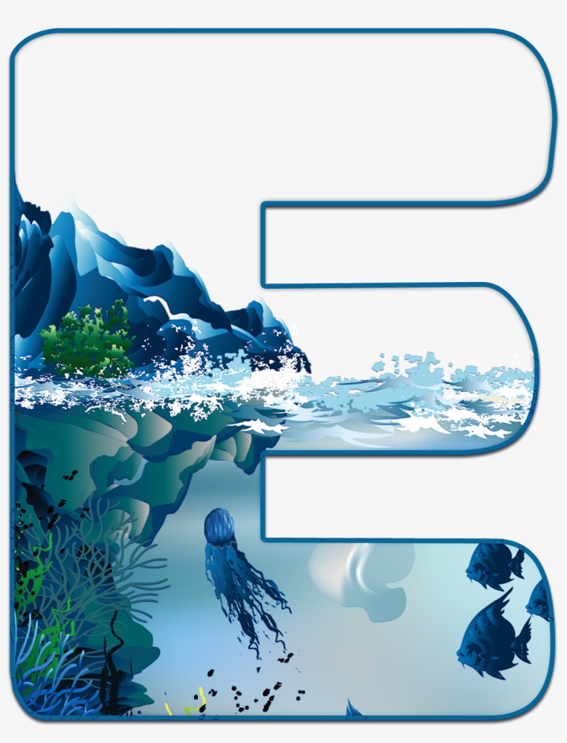Alfabeto Mar Png - Подводный Мир Обои, transparent png #9829730