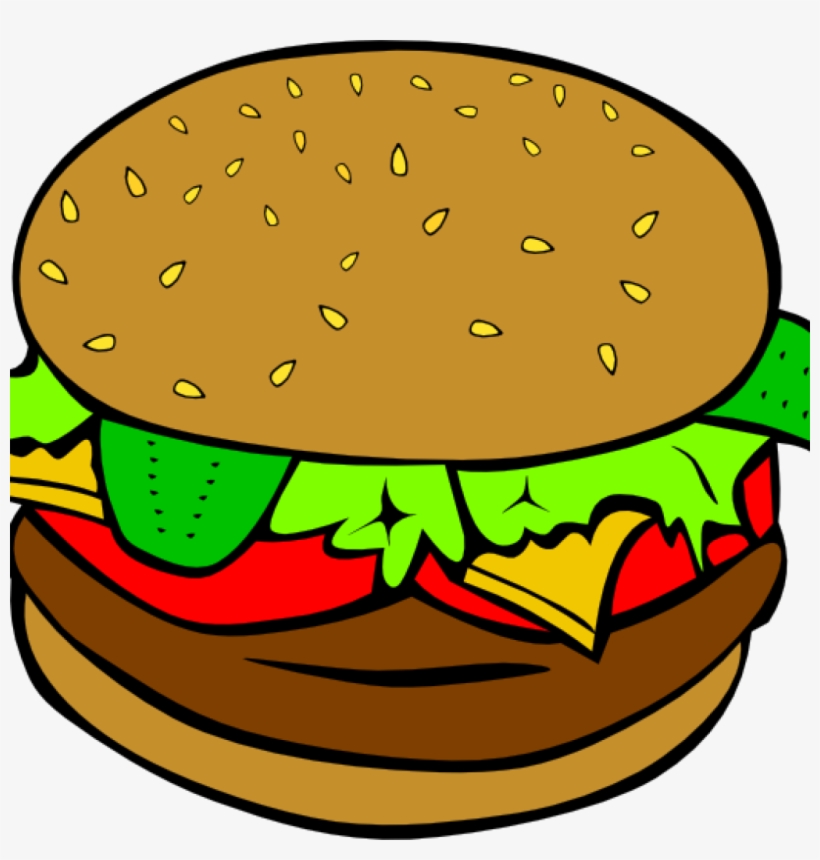 Hamburger Clipart Cow Clipart Hatenylo - Hamburger Clipart, transparent png #9829735