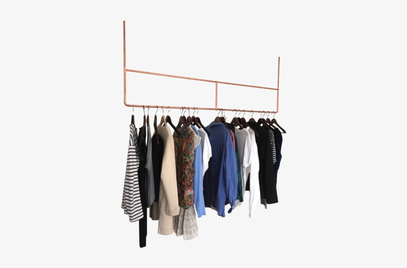 Copper Hanger Large - Clothes Hanger, transparent png #9829846