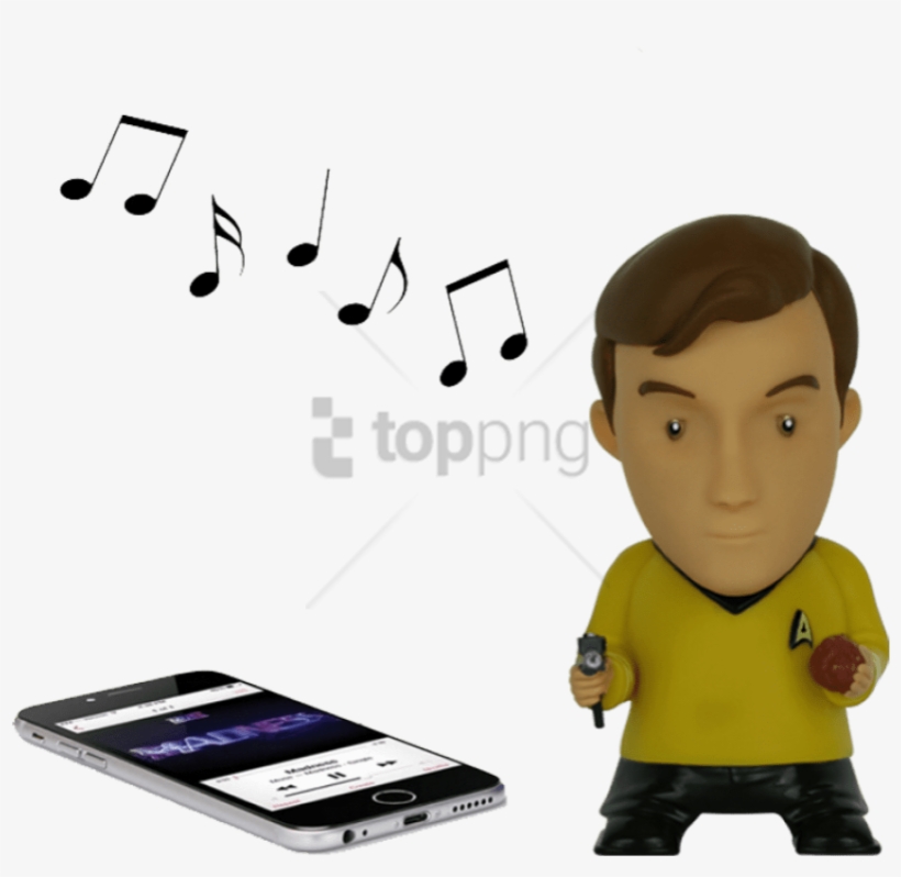 Free Png Fametek Ftkrk Star Trek Cpt Kirk Bt Speaker - Wireless Speaker, transparent png #9829994