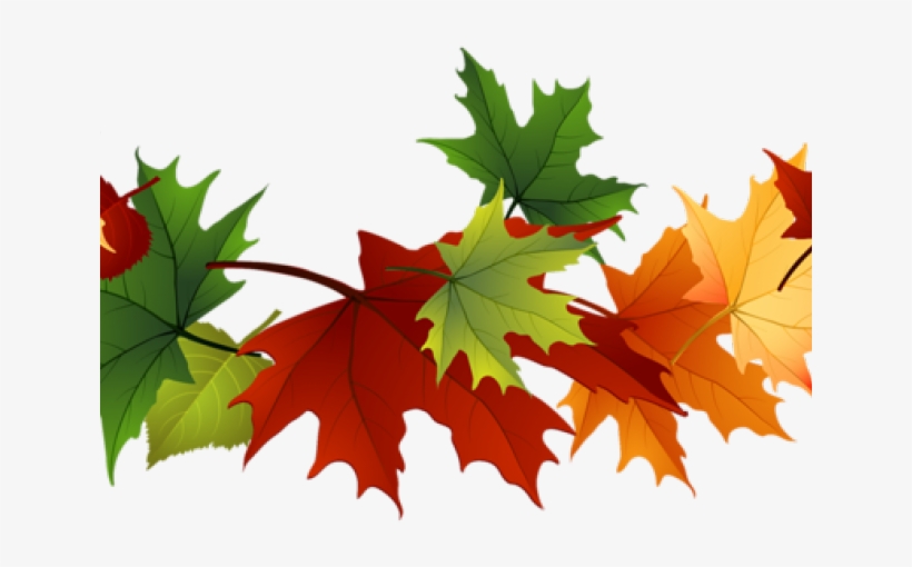 Leaves Clipart Falling Leaf - Fall Color Leaves Clipart, transparent png #9830925