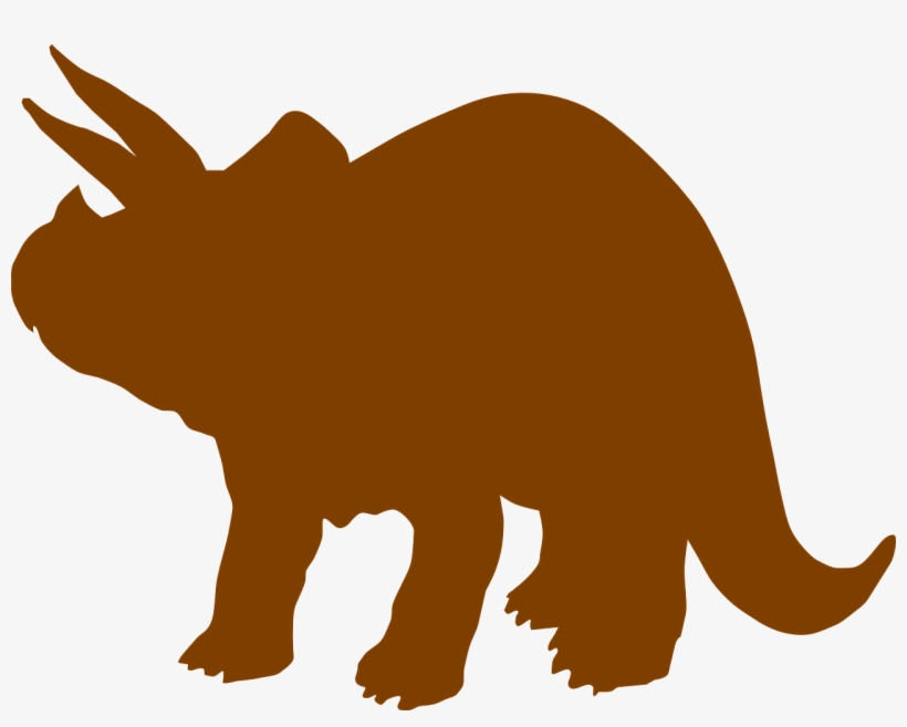 Spinosaurus Clipart Brown - Dinossauro Silhueta Png, transparent png #9831139