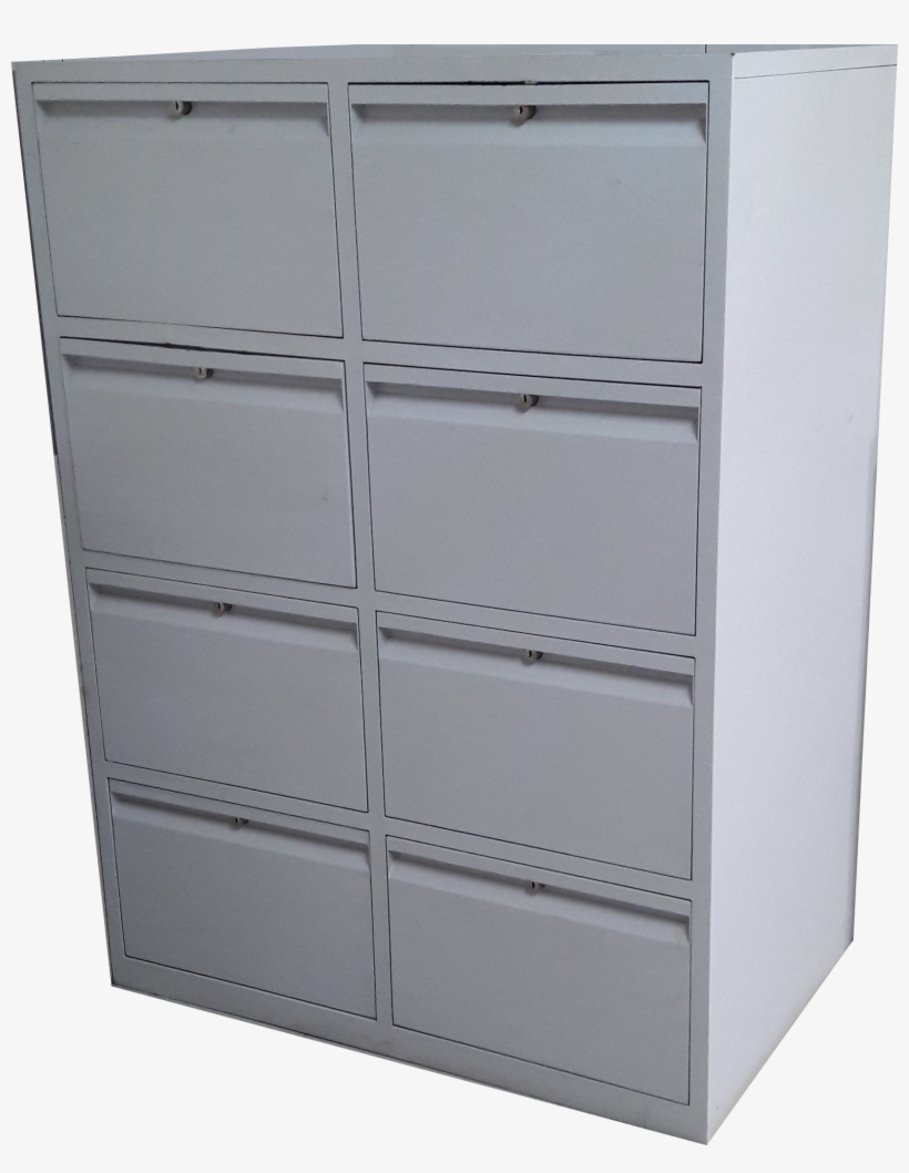 Eight Drawer File Cabinet - Locker, transparent png #9831381