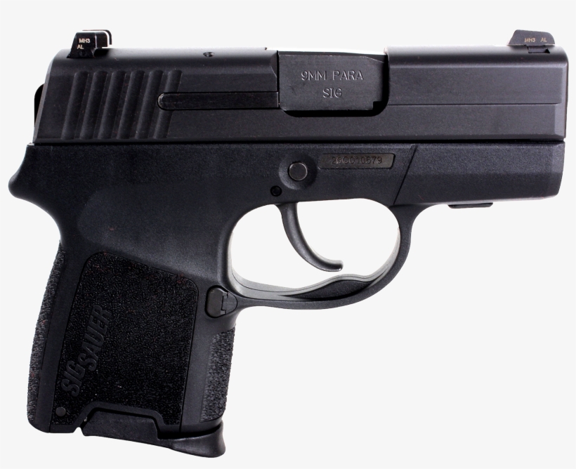 Sig Sauer 290 9mm - Sig P290rs 9mm, transparent png #9831934