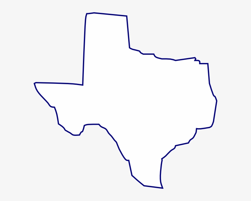 Texas White Outline Clipart, transparent png #9832615