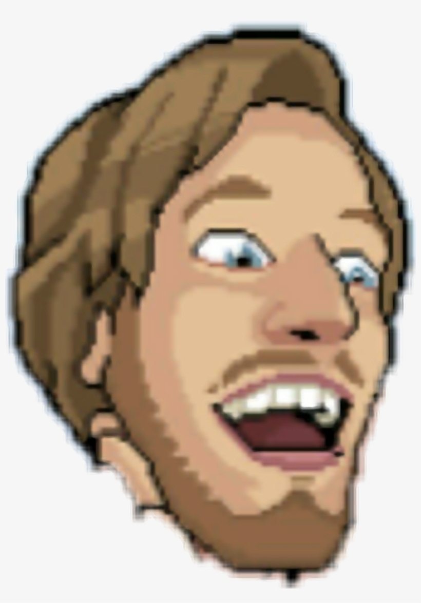 Pewdiepie Sticker - Cartoon, transparent png #9832639