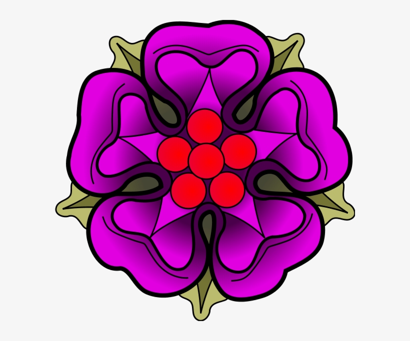 Tudor House Of Spanish Period Wars Roses Clipart - King Henry Viii Flower, transparent png #9832941