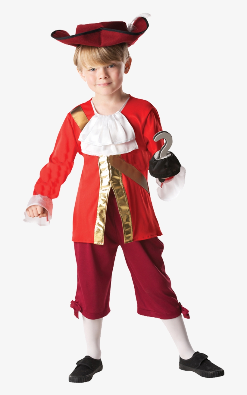 Boys Captain Hook Costume - Chile Costume For Boys, transparent png #9833162