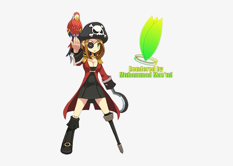 Captain Female Lost Saga By Myopinionmmmt On Ⓒ - Captain Hook Lost Saga, transparent png #9833277