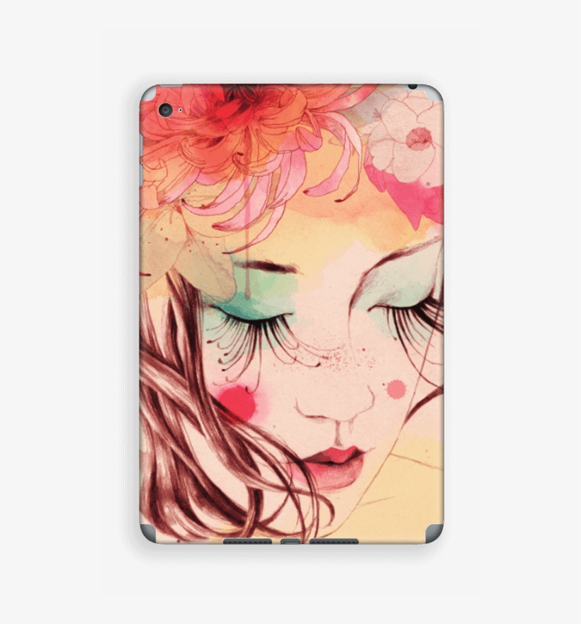 Blushing Girl Skin Ipad Mini, transparent png #9833495