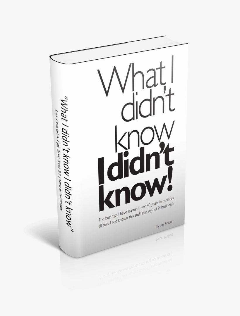 Les Probert's Tips From Over 30 Years In Business - Book, transparent png #9833604