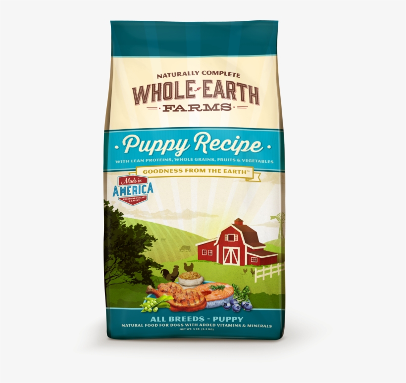 13735461 13735461 Image Wef Puppy - Whole Earth Farms Dog Food Puppy, transparent png #9834398