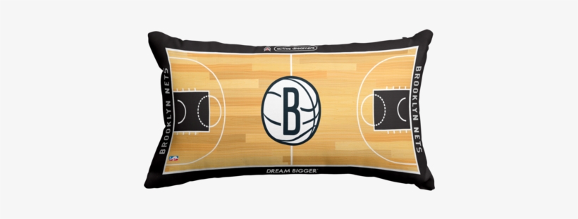 Brooklyn Nets Lumbar Pillow - Brooklyn Nets, transparent png #9834560