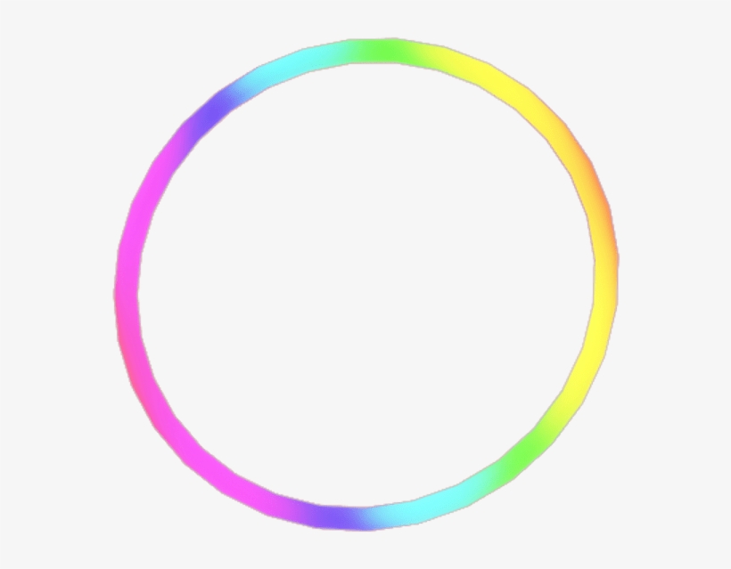 Rainbow Glow Circle - Circle, transparent png #9835918