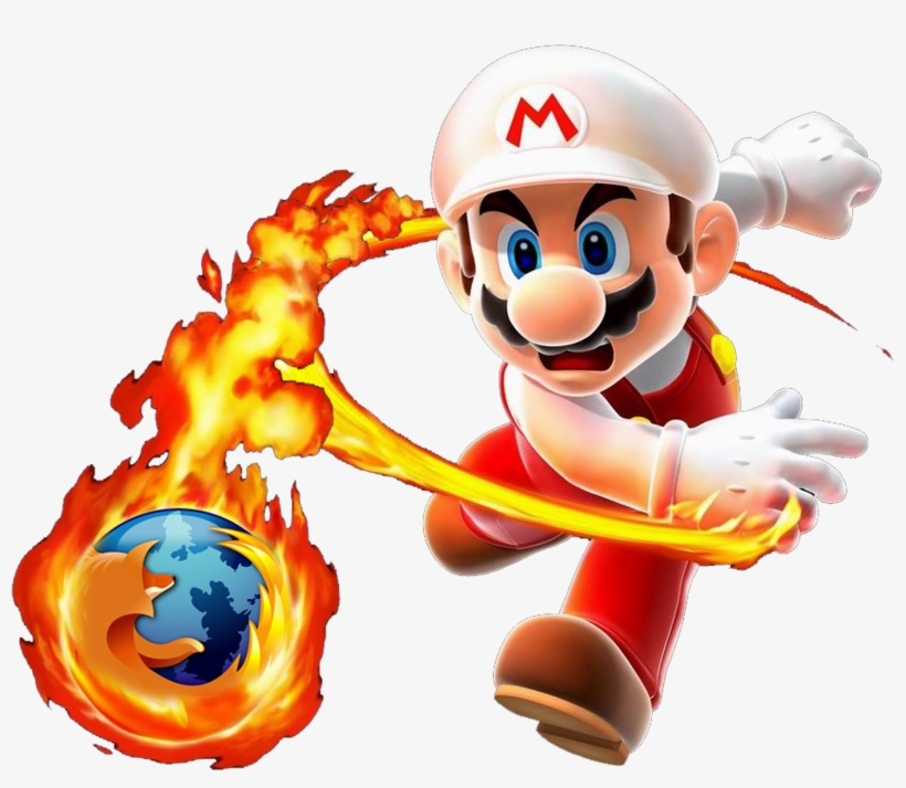 Fireball Clipart Paper Mario - Super Mario Galaxy 2 Fire Mario, transparent png #9835935