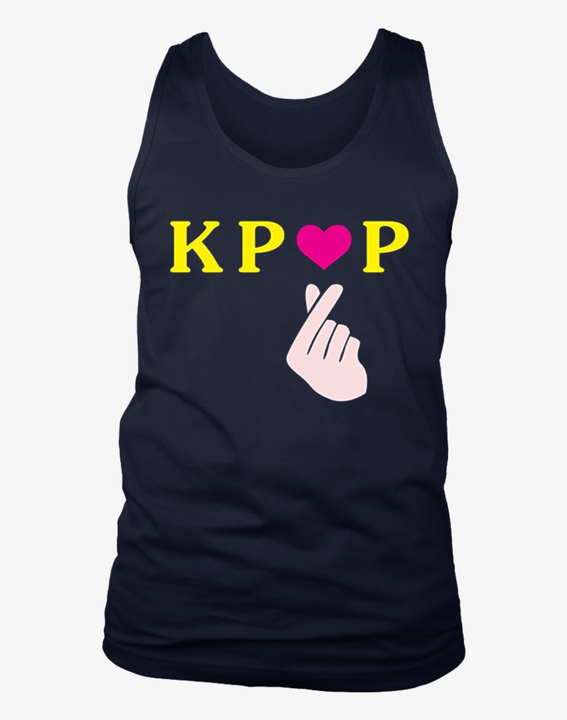 K-pop Shirt Kpop Heart Hand Symbol Korean Music Gift - T-shirt, transparent png #9836421