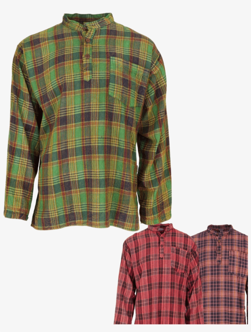 Flannel Shirt Selection - Plaid, transparent png #9836814