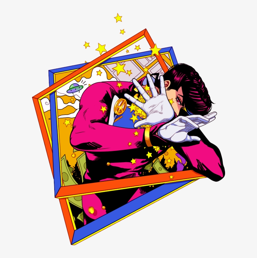 Render Anime Jojo - Jjba Profile, transparent png #9836988