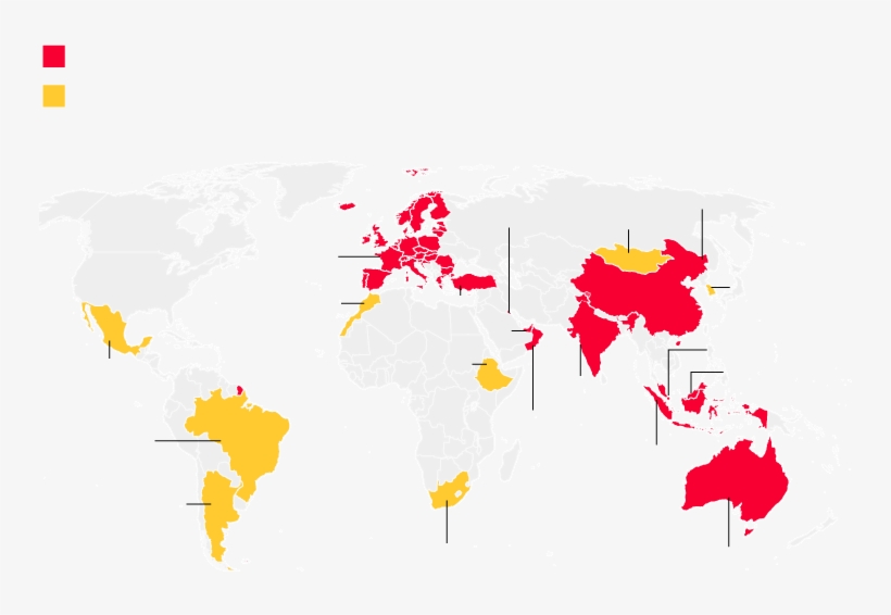 Nations Halting 737 Max Flights - Helsinki On A World Map, transparent png #9837073