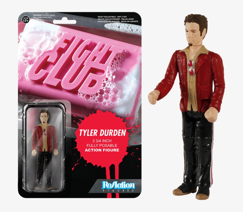 Tyler Durden Reaction Figure - Reaction Figures Fight Club, transparent png #9837236