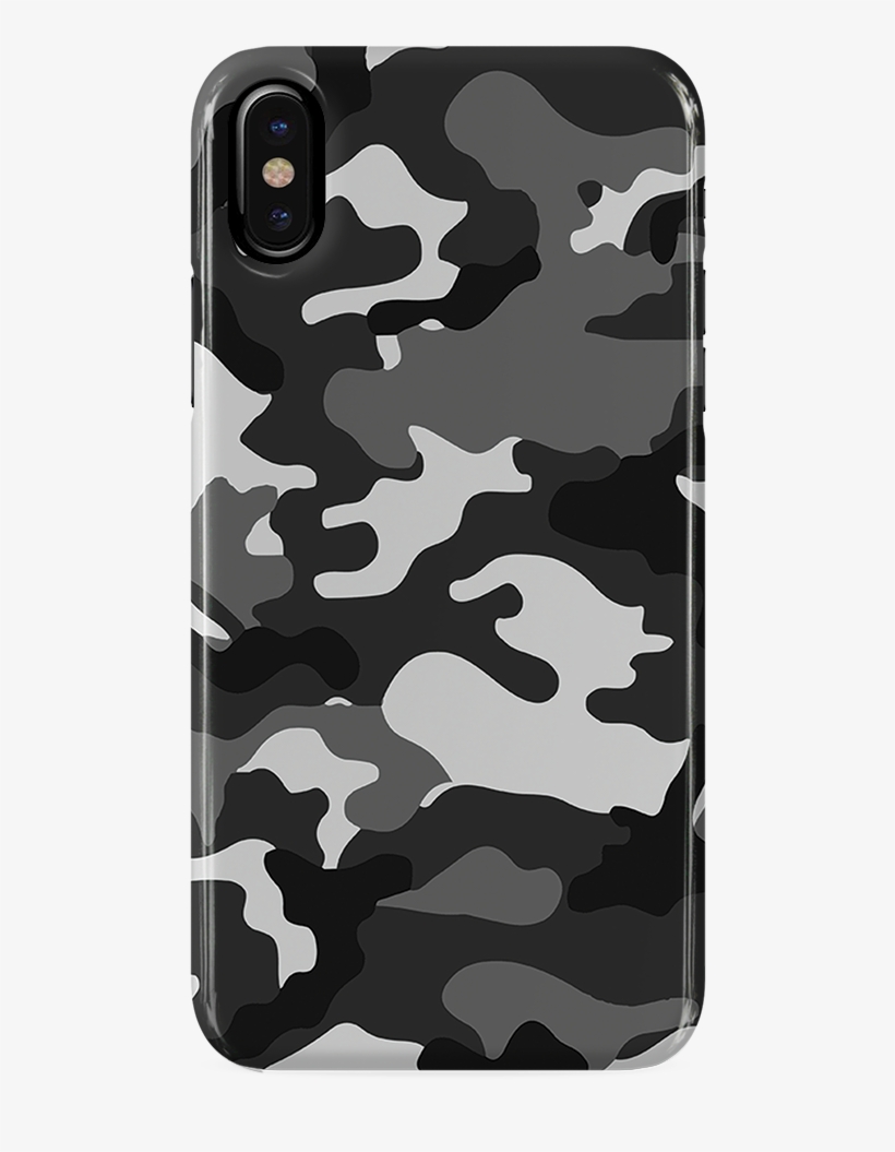 Black Abstract Camouflage Cover Case For Iphone Xs - Honor 8 Lite Kuoret, transparent png #9837581