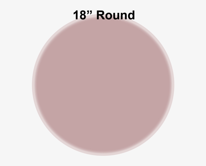 18" Round - Circle, transparent png #9837705
