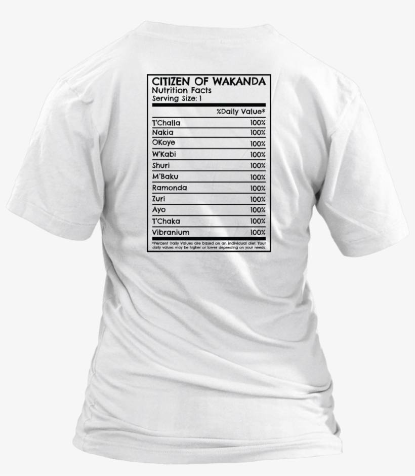 Wakanda Nutrition - Shirt, transparent png #9837992