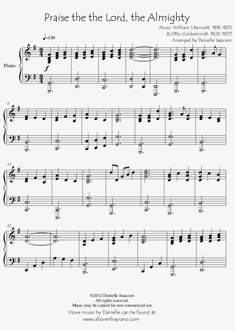 Praise To The Lord, The Almighty, transparent png #9838482