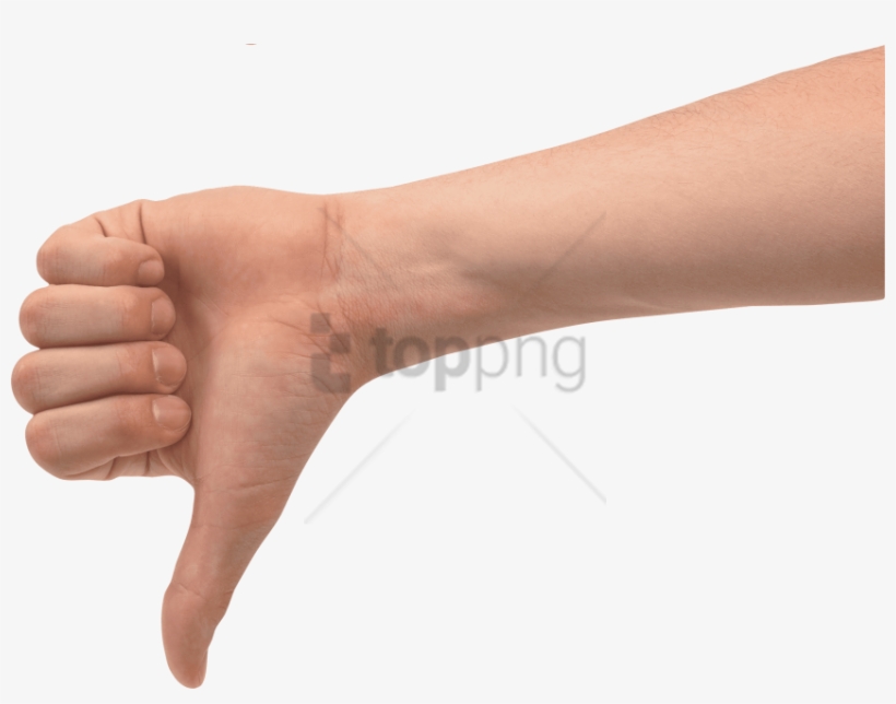 Free Png Download Hand Negative Down Png Images Background, transparent png #9838483