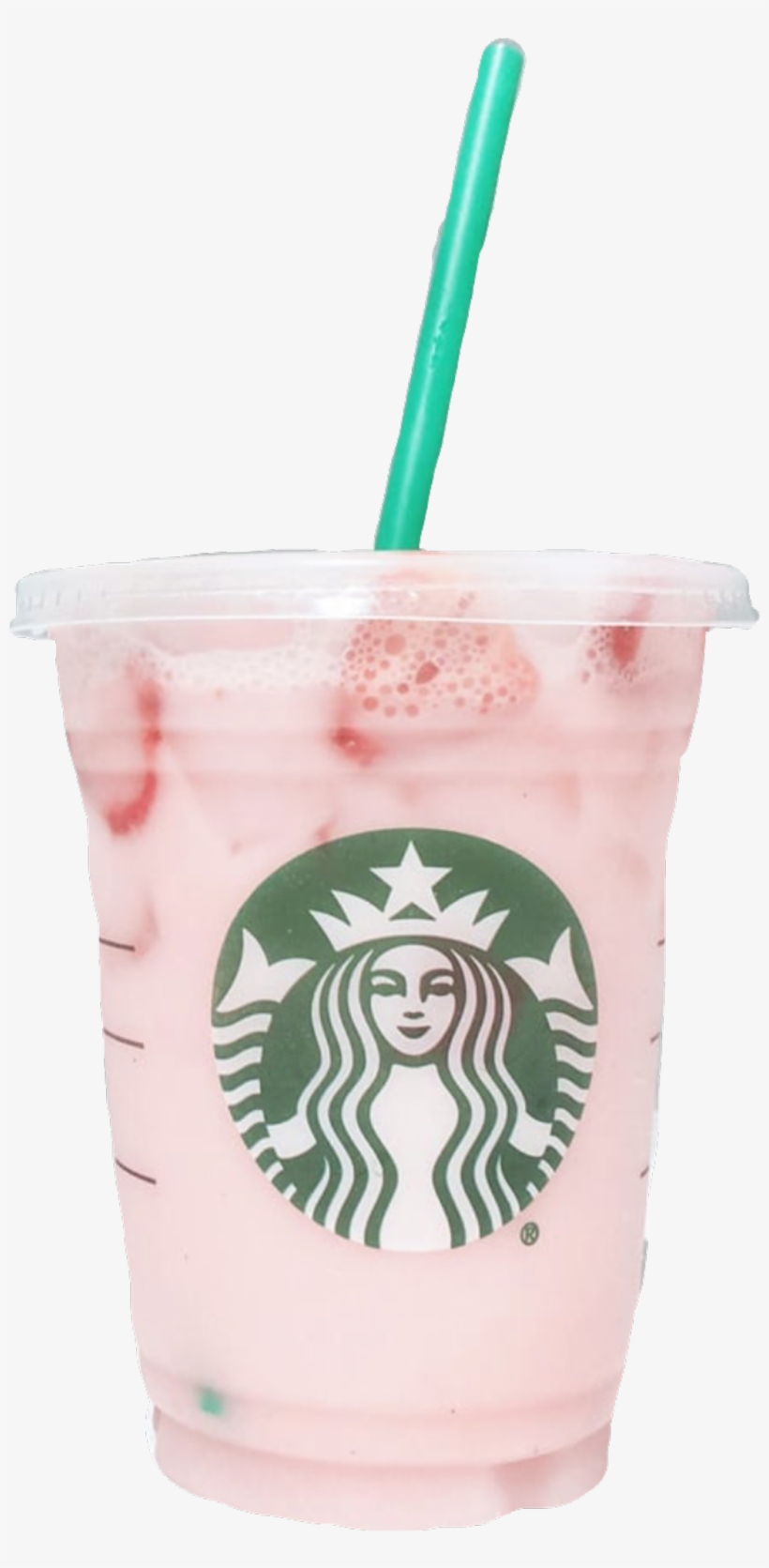 #starbucks #pinkdrink #pink #drink #iced #coffee #aesthetic - Starbucks New Logo 2011, transparent png #9838950