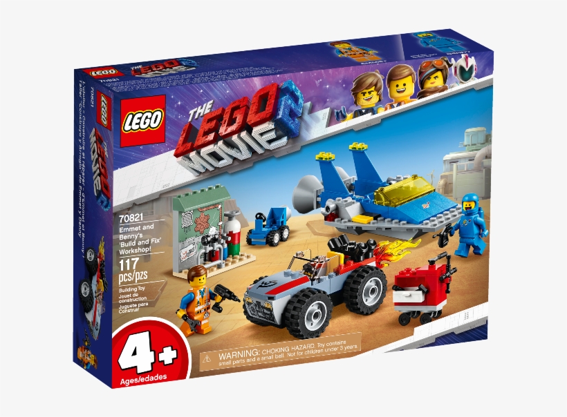 70821 Lego Movie 2 Emmet And Benny's Build And Fix - Lego Movie 2 Lego Sets, transparent png #9839811