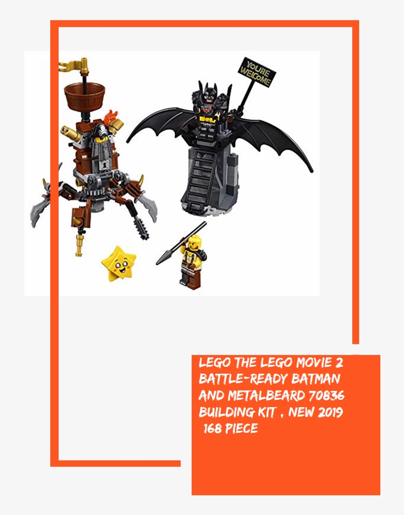 Lego The Lego Movie 2 Battle-ready Batman And Metalbeard - Lego Movie 2 Lego Sets, transparent png #9840060