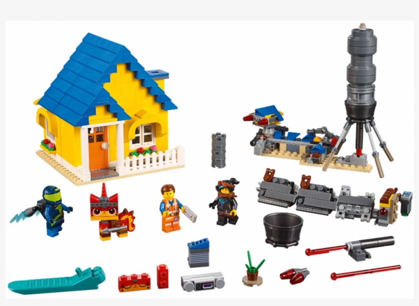 Lego Movie 2 Emmet Dream House, transparent png #9840375