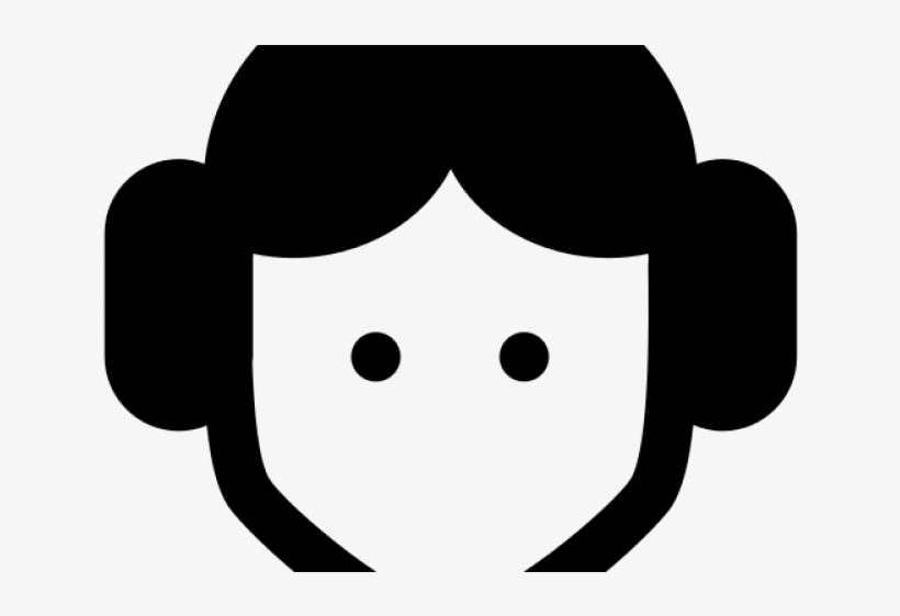 Download Princess Leia Clipart Silhouette - Personajes De Star Wars ...