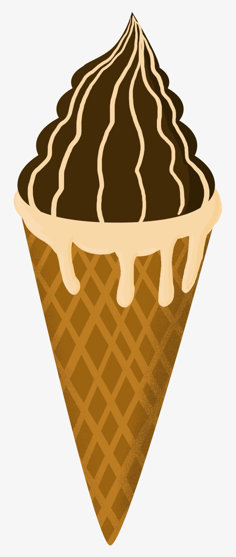 Ice Cream Food Decorative Elements Png And Psd - Soft Serve Ice Creams, transparent png #9842489